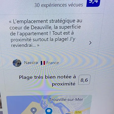 Appartement Coeur Grand 3 Pièces Avec Parking Deauville